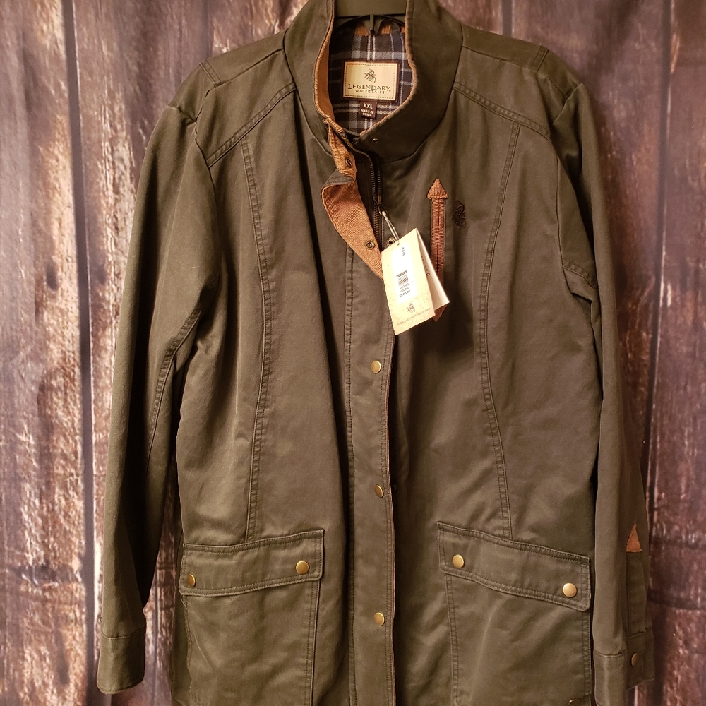 Women's Legendary Whitetails Saddle Country Jacket, Dark Army, XXL